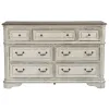 Liberty Furniture 244-BR31 Liberty Furniture 244-BR31 Magnolia Manor - 7 Drawer Dresser - Antique White