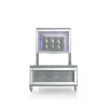 New Classic 02-9698S-500 New Classic 02-9698S-500 Valentino - 3/3 Twin Bed - Silver