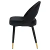 CoasterEssence 193562 Lindsey - Upholstered Dining Side Chair (Set of 2) - Black