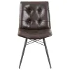 CoasterEssence 107853 Aiken - Upholstered Dining Side Chair (Set of 4) - Brown