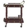 CoasterEveryday 3512 Palmer - 2-Tier Rectangular Wood Bar Cart - Merlot