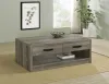 Coaster Fine Furniture 707728 Felix - 2-Drawer Engineered Wood Coffee Table - Gray Driftwood