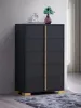 Coaster Fine Furniture 222835 Marceline - 5-Drawer Bedroom Chest - Black