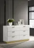 Coaster Fine Furniture 224773 Caraway - 6-Drawer Dresser - White