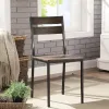 Furniture of America CM3920T-5PK Westport - 5 Piece Dining Table Set - Antique Brown / Black