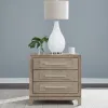 Liberty Furniture 789-BR61 Brentwood - 3 Drawer Nightstand With Charging Station - Sandstone