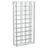 Coaster Fine Furniture 182037 Montara - Tempered Glass Wine Storage LED Curio Cabinet - Chrome