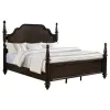 Coaster Fine Furniture 223631KE Andover - Four Poster Eastern King Bed - Dark Oak