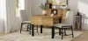Intercon NP-TA-3650D-NTO-C Newport - Drop Leaf Table - Natural Oak