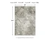 Ashley Furniture R405402 Poincilana - 5' x 7' Rug - Ivory / Taupe