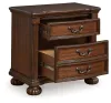 Ashley Furniture B764-93 Lavinton - Three Drawer Night Stand - Brown
