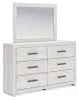 Ashley Furniture B3788B1 Cayboni - Dresser And Mirror - Whitewash