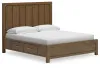 Ashley Furniture B974B8 Ashley Furniture B974B8 Cabalynn - King Panel Bed With Storage - Light Brown