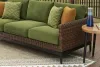 Ashley Furniture P572-838 Horizon Hall - Sofa With Cushion - Brown / Green
