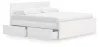 Ashley Furniture EB9630B20 Ashley Furniture EB9630B20 Onita - King Panel Platform Bed With Storage - White