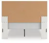 Ashley Furniture PCB3381B2 Zuraleus - Queen Upholstered Panel Platform Bed With Roll Slats - White