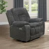 New Classic U5829-13P1-GRY Stanwick - Glider Recliner With Power Footrest - Gray