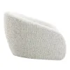 ACME AC03813 ACME AC03813 Zoey - Accent Chair With Swivel - White & Gray Two Tone