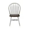 Liberty Furniture 186W-C1000S Liberty Furniture 186W-C1000S Carolina Crossing - Windsor Side Chair - White / Antique Honey