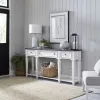 Liberty Furniture 417-AT72 Allyson Park - Hall Table - Wirebrushed White / Charcoal