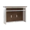 Liberty Furniture 237-EC00 River Place - Entertainment Hutch - Riverstone White & Tobacco