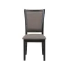 New Classic D4832B-48S-RND Potomac - 5 Piece Round Dining Set (Table & 4 Chairs) - Brown / Black