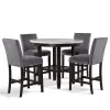 New Classic D400-12 Celeste - Round Counter Table - Espresso