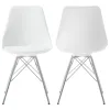 CoasterEveryday 102792 Juniper - Polypropylene Dining Side Chair (Set of 2) - White