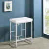 Coaster Fine Furniture 182714 Jackson - 4 Piece Multipurpose Counter Height Table Set - White