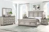 New Classic 00-2114-15N New Classic 00-2114-15N Mariana - 6/6 Eastern King 5 Piece Bedroom Set (Bed & Dresser & Mirror & 2 Nightstands) - Gray