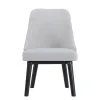 Intercon FR-CH-970C-PEW-RTA Foundry - Upholstered Chair - Brushed Pewter