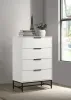 Coaster Fine Furniture 224865 Sonora - 4-Drawer Bedroom Chest - White