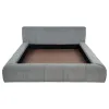 Coaster Fine Furniture 315981KE Wilshire - Upholstered Eastern King Platform Bed - Gray