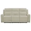 Coaster Fine Furniture 610151P Kennett - Chenille Upholstered Power Reclining Sofa - Ivory