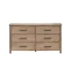 New Classic B2123-050 Anika - 6 Drawer Dresser - Natural / Brown