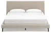 Ashley Furniture B1199-82 Ashley Furniture B1199-82 Cielden - King Upholstered Bed with Roll Slats - Soft Gray