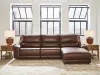 Ashley Furniture PCU62607S22 Ashley Furniture PCU62607S22 DeepWakes - 3-Piece Power Reclining Sofa With RAF Press Back Power Chaise - Canyon