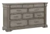 Pulaski Furniture P091100 Madison Ridge - 10 Drawer Dresser - Heritage Taupe