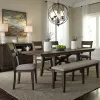 Liberty Furniture 152-CD-TRS Double Bridge - Trestle Table - Dark Chestnut