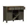 Liberty Furniture 62-SR4836 Lindsey Farm - Server - Gray & Sandstone