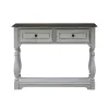Liberty Furniture 244-AT2003 Magnolia Manor - Hall Console Bottom With Shelf For Display & Storage - Antique White