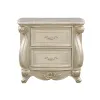 New Classic B992-040M Monique - Nightstand With Marble Top - Champagne