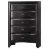 CoasterEssence 200705 Briana - 5-Drawer Bedroom Chest - Black