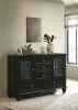 CoasterEssence 201323 Sandy Beach - 11-Drawer Dresser - Black