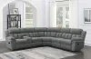CoasterEssence 609540 Bahrain - 6 Piece Modular Reclining Sectional Sofa - Charcoal