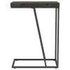 CoasterEveryday 931156 Carly - Expandable Engineered Wood C-Shaped Side Table - Gray