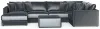 Jackson Furniture Industries 2245/37/31/59/75/12-23 Jackson Furniture Industries 2245/37/31/59/75/12-23 Remington - 5 Piece Modular Sectional (LSF Chaise) And 1 Included Cocktail Ottoman - Slate