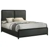 Coaster Fine Furniture 223661Q Cavelle - Upholstered Queen Bed - Black