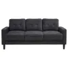 Coaster Fine Furniture 509981 Bowen II - Fabric Upholstered Track Arm Sofa - Steel Gray