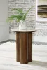 Ashley Furniture A4000623 Henfield - Accent Table - Beige / Brown